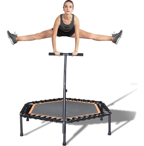 Trampolín Portátil Plegable Fitness 122 Cm Mango Ajustable