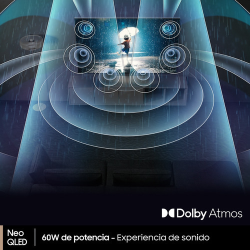 Imagen 9 de 9 de Smart Tv Samsung 55 In. Neo Qled 4k Qn85b Serie 8 120 Hz