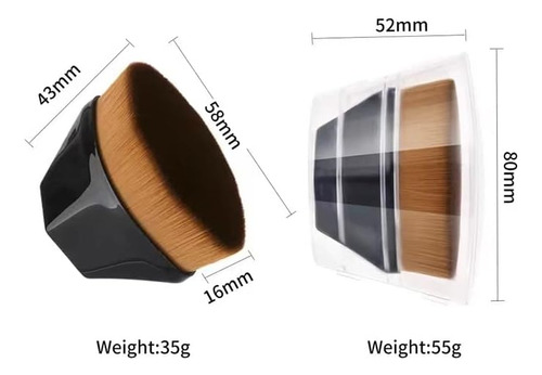 Brocha Mágica Para Maquillaje, Brocha De Maquillaje Sin
