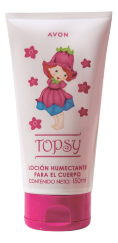 Locion Humectante Con Glitter Para El Cuerpo Topsy Avon Fragancia Fresa