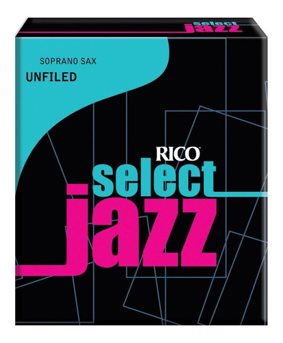 Cañas Rico Select Jazz Unfiled Para Saxo Soprano