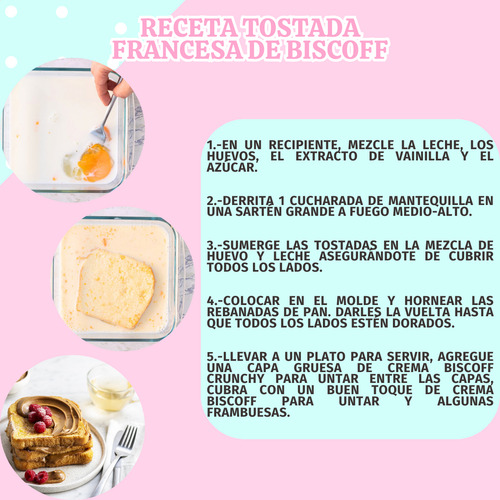 Crema Untable Lotus Biscoff Galleta Crunchy 380g 3 Pz
