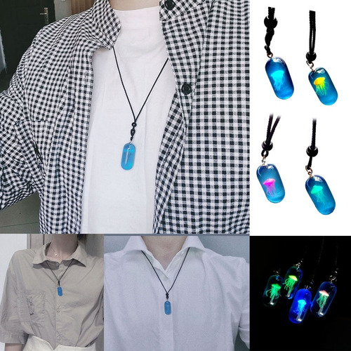 Collar De Medusas (y) Con Colgante De Resina, Diseño De Anim