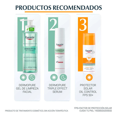 Protector Solar Eucerin Oil Control Toque Seco Matificante