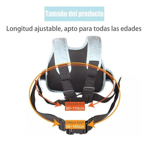 Cinturón De Seguridad Ajustable Para Portabebés Anticaídas