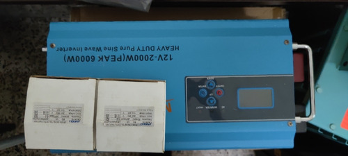 Imagen 2 de 4 de Inversor De 2000w (salida Regulada Con 2 Baterías De 100ah)