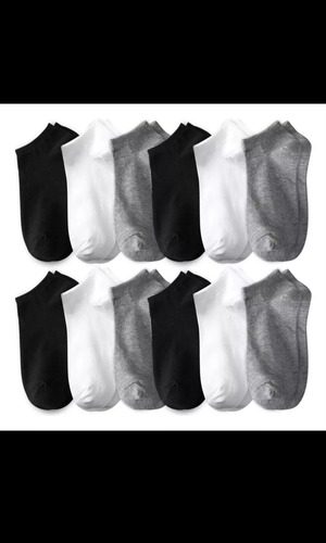Calcetines Cortos 10 Pares Hombre Dama Unisex