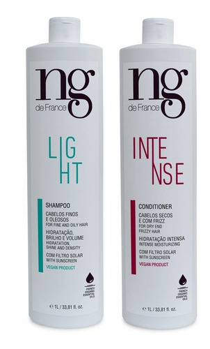 Ng De France Kit Shampoo Light 1l + Cond. Intense 1l