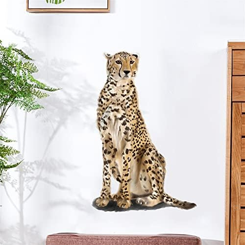 Rofarso ??pegatinas De Pared De Animales De Guepardo Realist