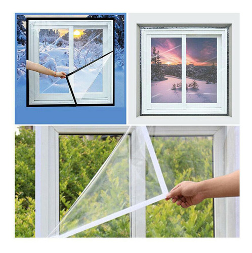 . Película Aislante For Ventanas De Invierno, 2 Unidades, De