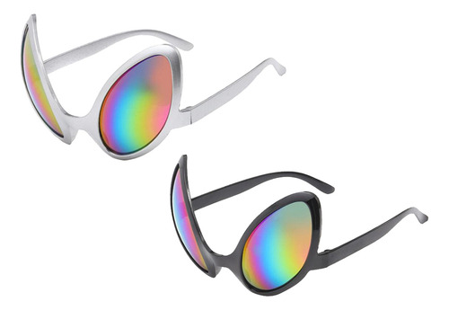 Paquete De 2 Gafas Divertidas Para Disfraz De Alienígena,