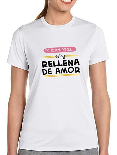 Franela Sublimada Dama Diseño Estoy Llena De Amor