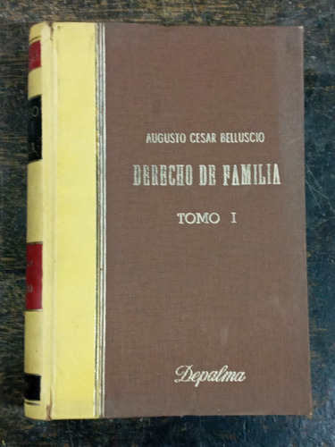 Derecho De Familia * Tomo 1 * Augusto C. Belluscio * Depalma