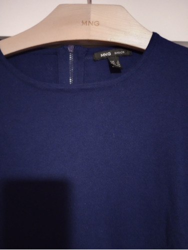Vendo Sweater Importado Marca Mng Azul Francia Talle Small