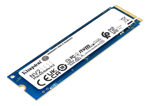 Unidade Sólida Ssd Kingston Snv2s/1000g Nvme Pcie 4.0 De 1 Tb M.2 Cor Azul Azul