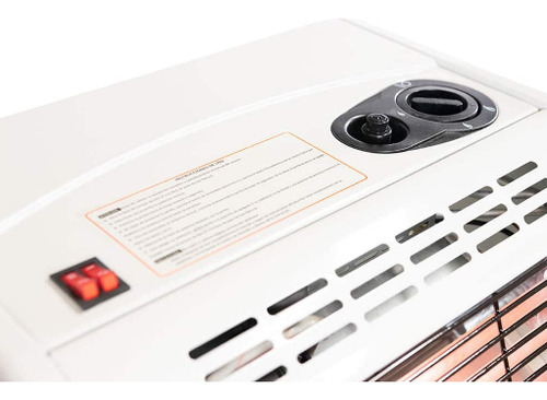 Heat Wave, Calefactor Portatil 2 En 1 Gas Lp 3 Radiantes