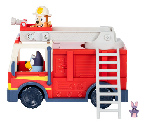 Camion De Bomberos Bluey Con Figuras De Accion Bingo