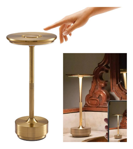 Candelabro De Mesa Inalámbrico, Led Usb Recargable