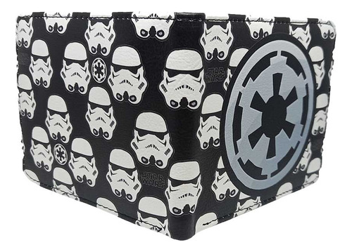 Billetera Star Wars Stormtrooper Blanco Y Logo Del Imperio G