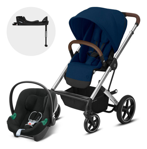 Coche Travel System Balios S Lux Slv Nb + Aton B2 + Base