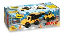 Comprar Set Constructor X2 Camion Volcador Excavadora Duravit Juguet