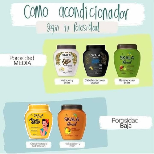 Kit Skala Shampoo Acondicionador Y Mascara Bomba Vitamina