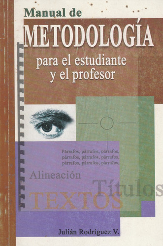 Manual De Metodología Para El Estudiante Y El Profesor 