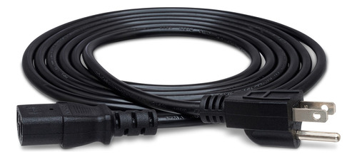 Hosa Pwc-148 Iec C13 A Nema 5-15p Cable De Alimentación, 8.