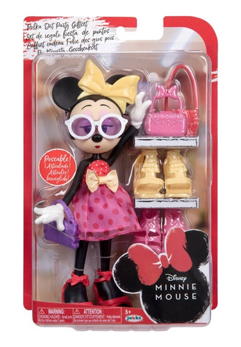 Muñeca Minnie Mouse Fiesta De Puntos Articulada 16518