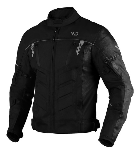 Chaqueta Motociclista Wd Motorsports , Talle 4xl , Negro