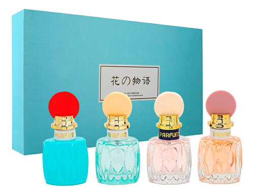 Set Mini Fragancia Corporal Perfume Mujer Locion Dama Volumen De La Unidad 20 Ml