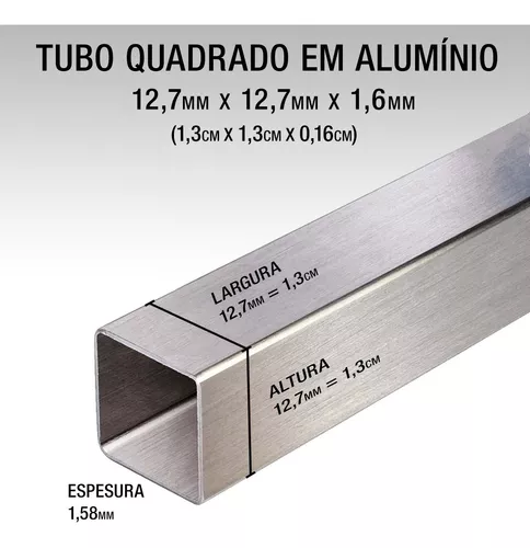 TUBO DE ALUMINIO 12 1/2