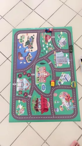 Pista Para Carrinhos Hot Wheels Grande Cidade - 1,80x1,20m