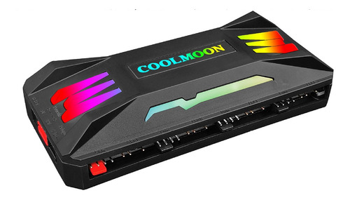 Controlador Coolmoon Rgb 4 Pines Pwm 5 V 3 Pines Argb Ventil