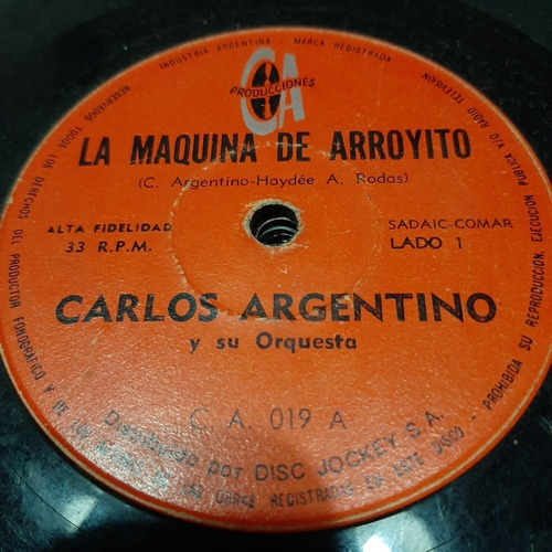 Simple Carlos Argentino Orq Rosario Central Ca Produc C27