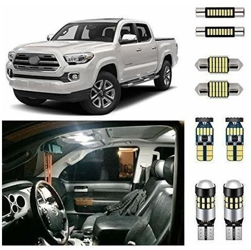 Autogine Super Bright 6000k White Led Kit De Luz Interior Pa