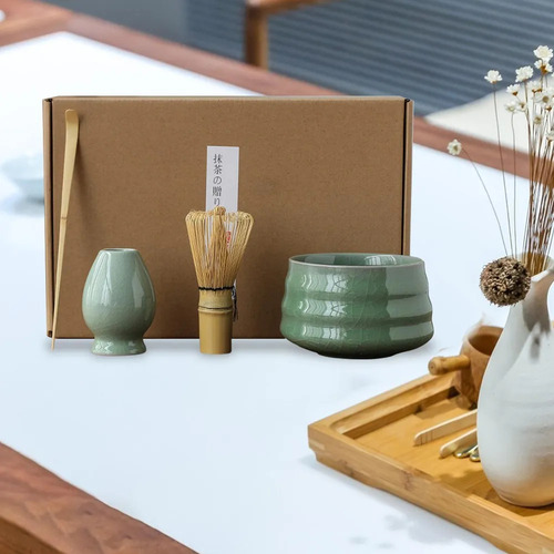 Juego De Té Japonés Matcha 4 En 1 Para Utensilios De Té