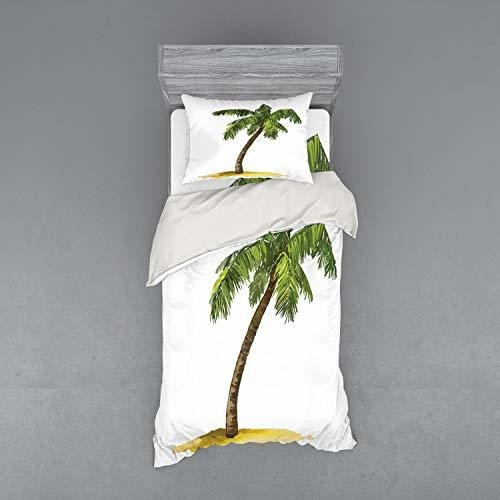 Fundas Para Edredones - Ambesonne Palm Tree Bedding Set, Car