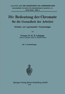 Die Bedeutung Der Chromate Fur Die Gesundheit Der Arbeite...