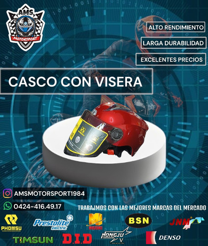 Cascos Con Visera 