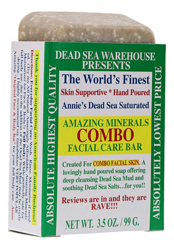 Dead Sea Warehouse Amazing Minerals Combo Barra De Cuidado .