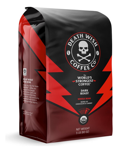 Café En Grano Valhalla Java, Comercio Justo Y Usda Certifi.