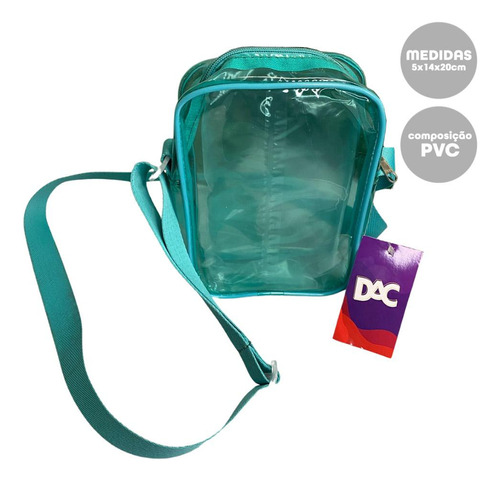 Bolsa Transversal Bag Organizador Multiuso Breeze Verde Dac