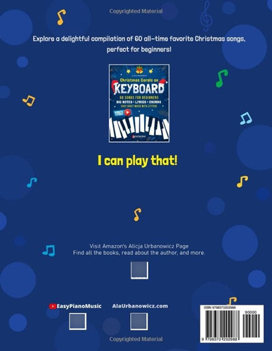 First 100 Songs To Play On Keyboard I Songbook For Beginners: Songbook For Beginners, De Urbanowicz, Alicja., Vol. 1. Editorial Independently Published, Tapa Pasta Blanda, Edición 1 En Inglés, 2022