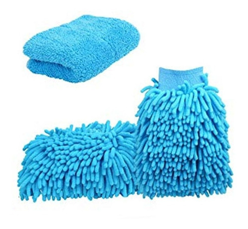 Set (2) Limpia Facil Rapido Super Mitt Guante Microfibra Tv