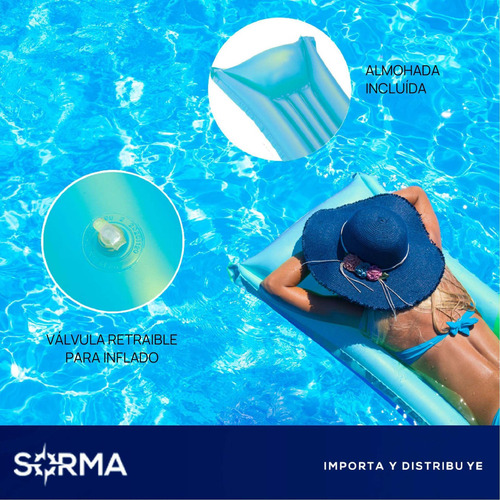 Imagen 5 de 9 de Colchoneta Inflable Pileta