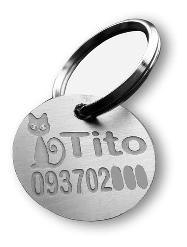 Chapita, Placa Identificación Para Gatos