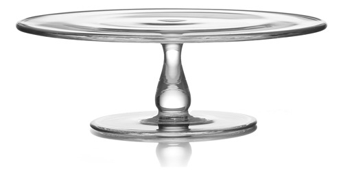 Nambe Moderne - Plato De Vidrio Transparente Para Tartas, 11