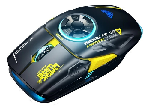 Mouse De Juego Rgb Gamer Bluetooth 5.0 Inalámbrico Spinner..