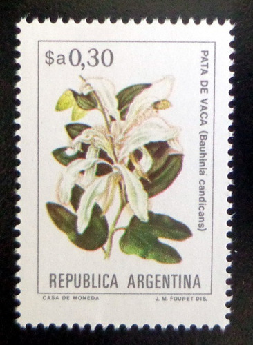 Argentina Flores Sello Gj 2102 A $a 0,30 Fluor 83 Mint L9778